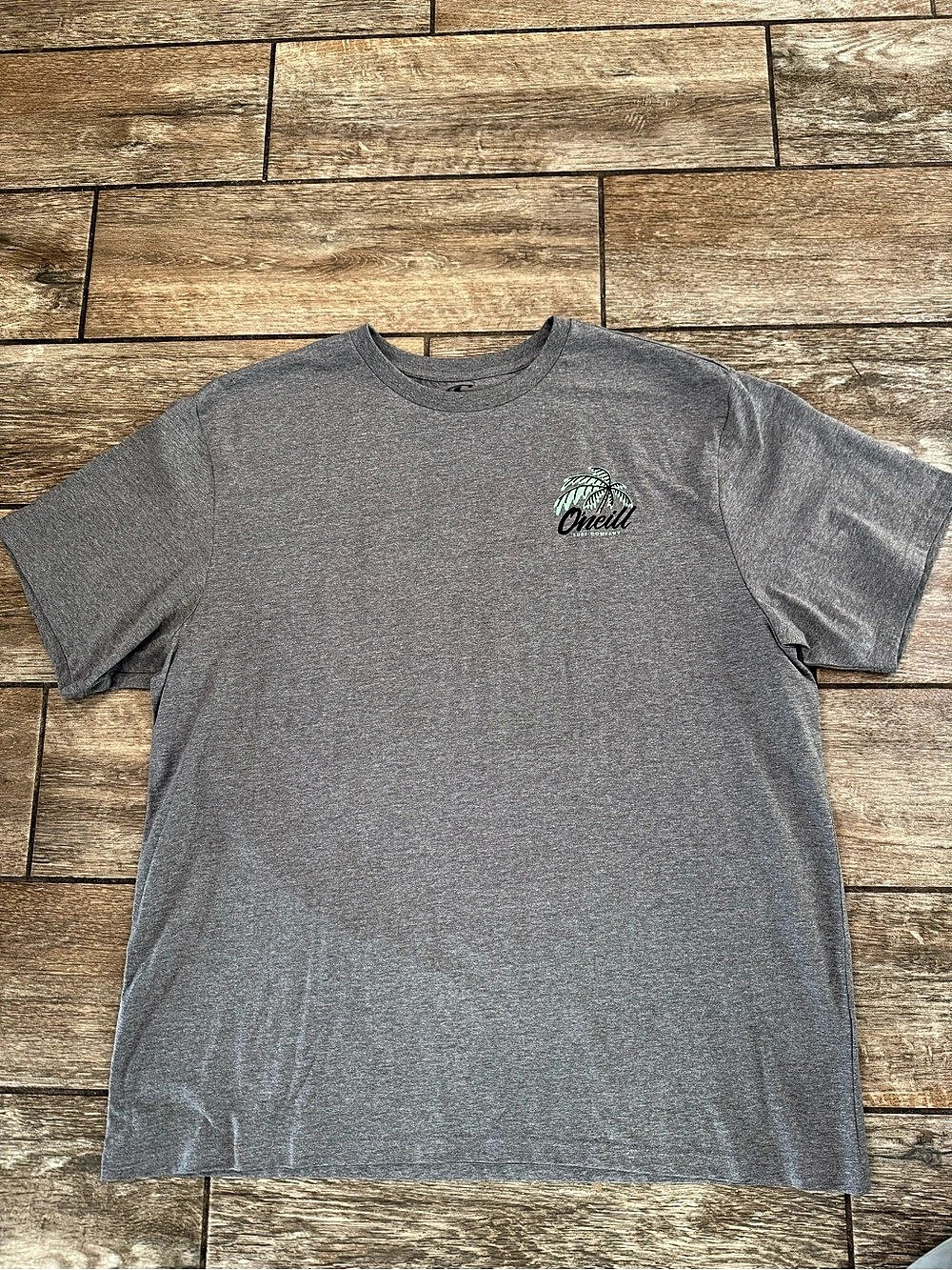 O'Neill Men's Gray Logo Tee XXL Beach Great Condition